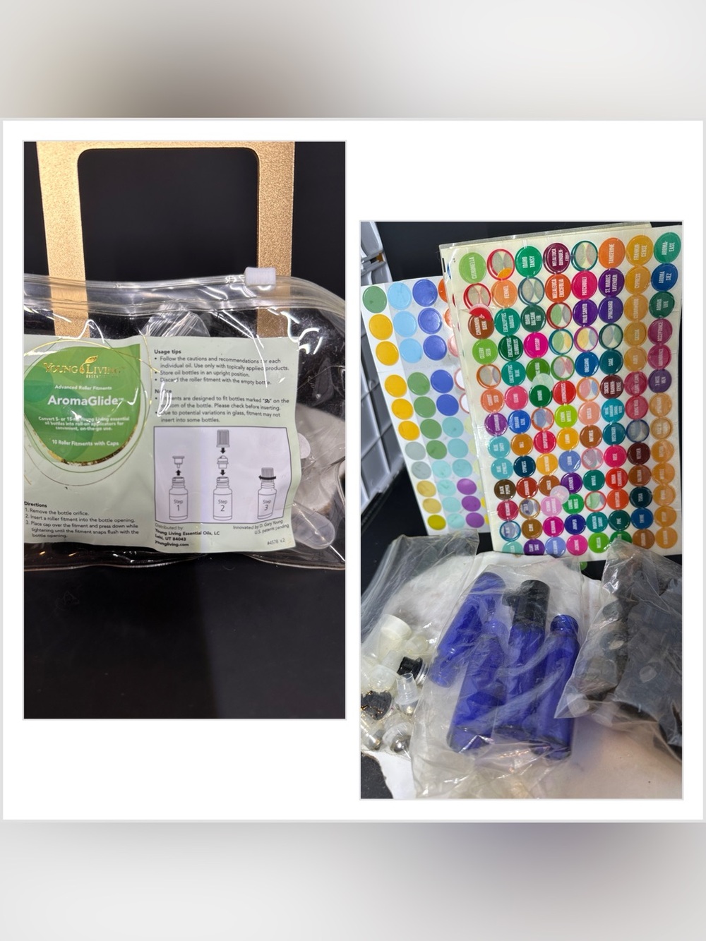 Young Living Misc Supplies: AromaGlide, Pipettes Supplies for Essential Oils